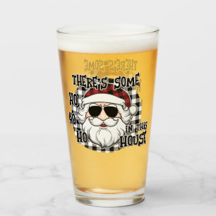 Några av värdarna i detta hus Punny Santa Sublic Glaskopp