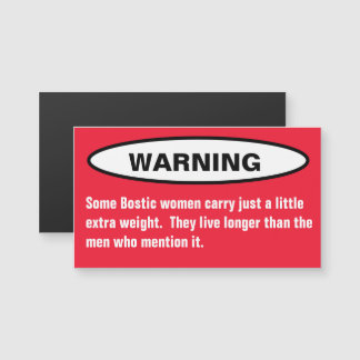 Några Bostic NC North Carolina Women Fridge Magnet