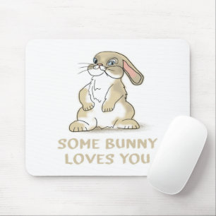 Några Bunny Kärlek Bunnygåvor Musmatta