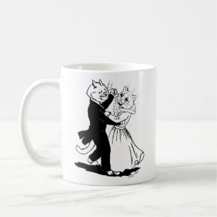 Några Cats Dancing, Louis Wain Kaffemugg