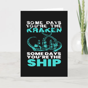 Några dagar är du Kraken Pirater Kort