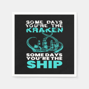 Några dagar är du Kraken Pirater Pappersservett