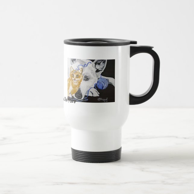 Några dagar att bry sig jag precis inte travel mug resemugg (Höger)