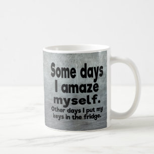 Några dagar förbluffar jag jag själv kaffemugg