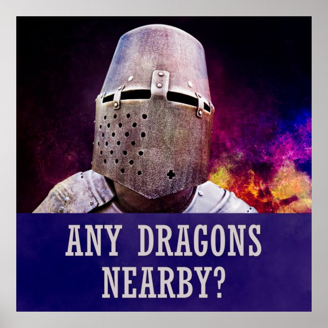 Några drakar i närheten? poster (Framsidan)