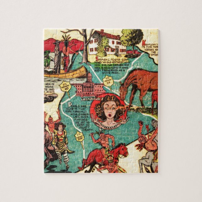 Några fakta om Kentucky Pussel (Vertikal)