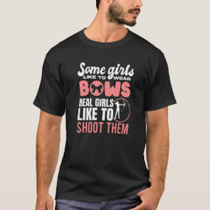 Några flickor Bära Bows Bowhunting Archer Women Hu T Shirt