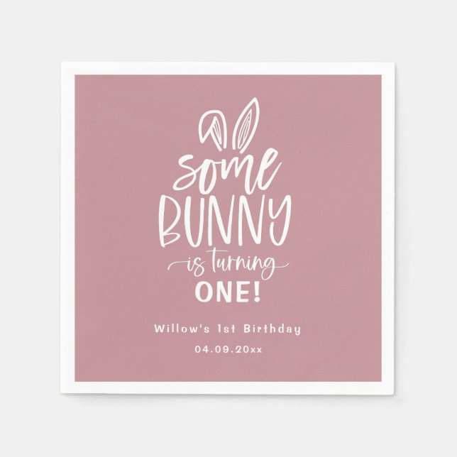 Några Födelsedagsfest Napkins Pappersservett (Framsidan)