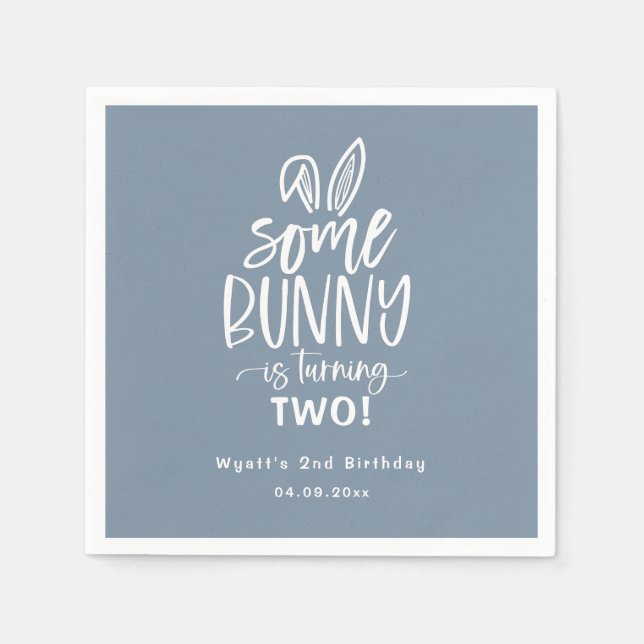 Några Födelsedagsfest Napkins Pappersservett (Framsidan)