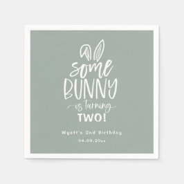 Några Födelsedagsfest Napkins Pappersservett