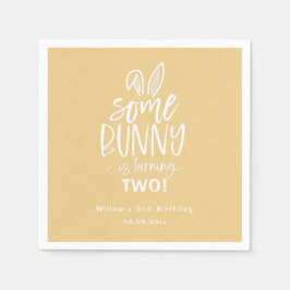 Några Födelsedagsfest Napkins Pappersservett