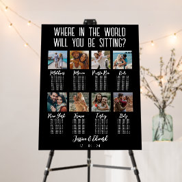 Några foton Bröllop Destinations Bord Namn