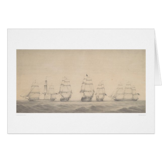 Några frakter av den Stillahavs- skvadronen för Hälsningskort (Framsidan Horizontal)