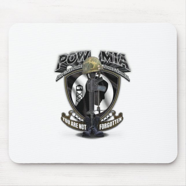 Några gav alla. .POW/MIA Musmatta (Framsidan)