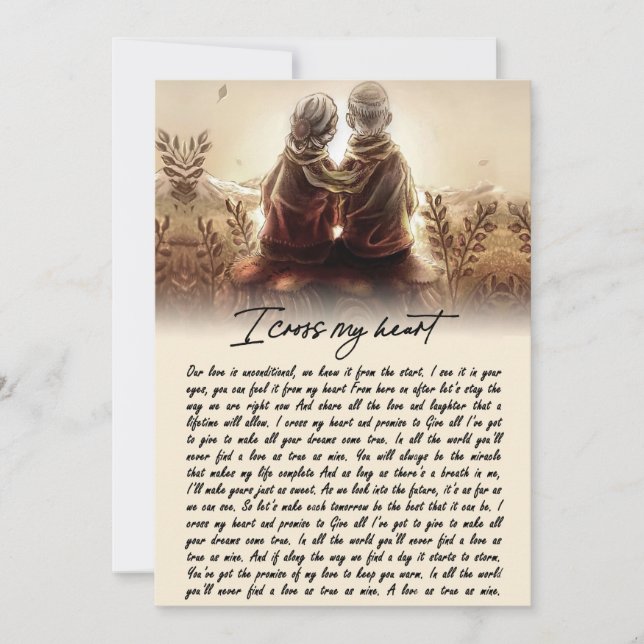 Några gåvor| För min själkamrat i Kor mitt hjärta Julkort (Framsida)