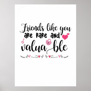 Några konstvänner som du är Sällsynt Poster