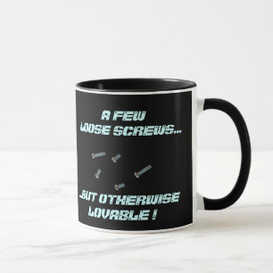Några löst skruvar mugg