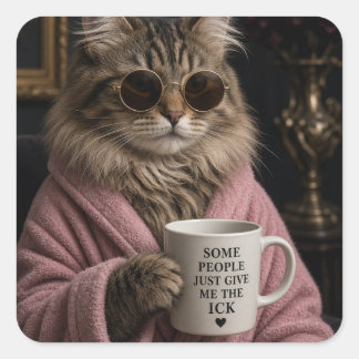 Några Människor Ger Mig Ick-Fun Cat Klistermärke