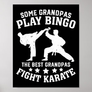 Några morfar spelar upp bingo, den bästa morrangef poster