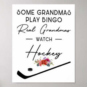 Några mormas Play Bingo Real Grandmas Watch Hocke Poster