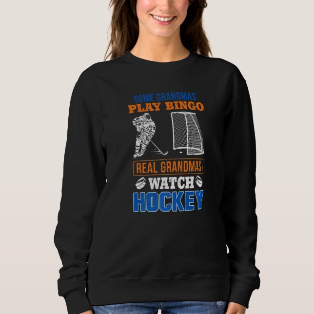 Några mormas Play Bingo Real Grandmas Watch Hocke T Shirt (Framsida)