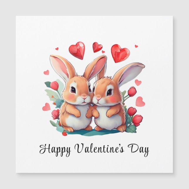 Några roliga vattenfärgskaniner (Framsida)