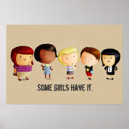 Några subculture Girls Poster