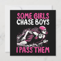 Några tjejer Chase Boys jag Pass dem - Lustigt sim
