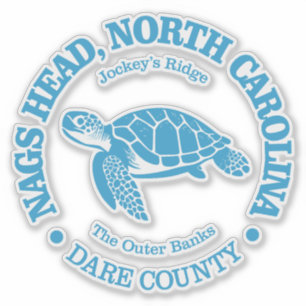 Nags Head (havssköldpadda) Klistermärken