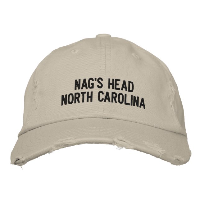 Nag's Head, North Carolina Broderad Keps (Framsida)