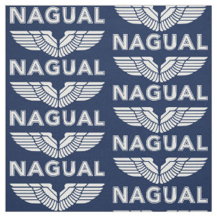 Nagual eller Nahual med föråldrad Vinge toltec-e Tyg