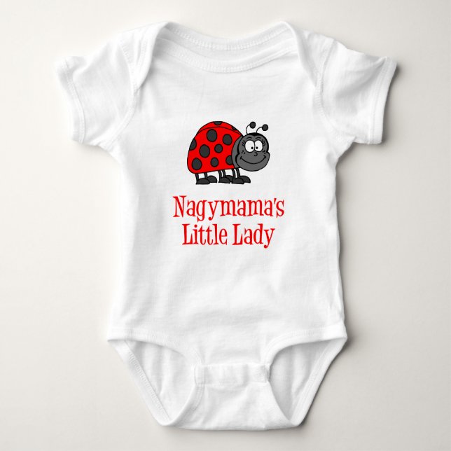 Nagymamas lilla dam t-shirt (Framsida)