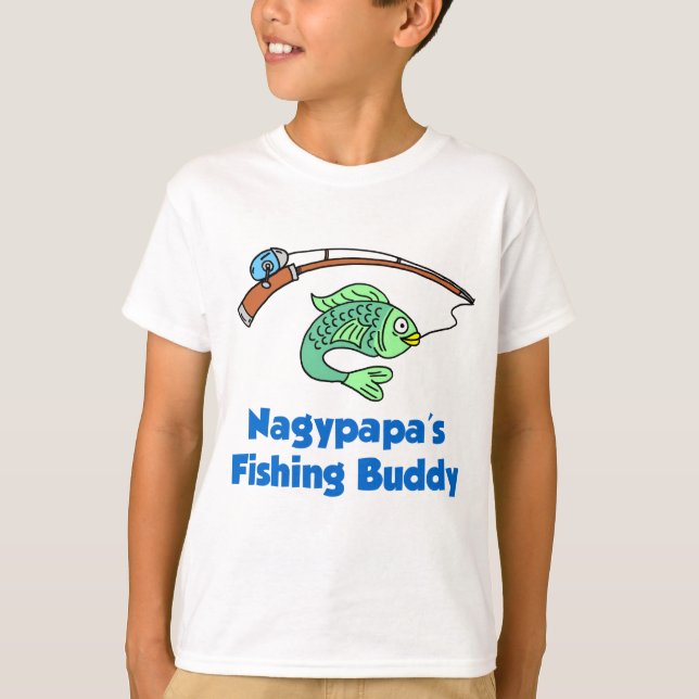 Nagypapas fiskedagi t shirt (Framsida)