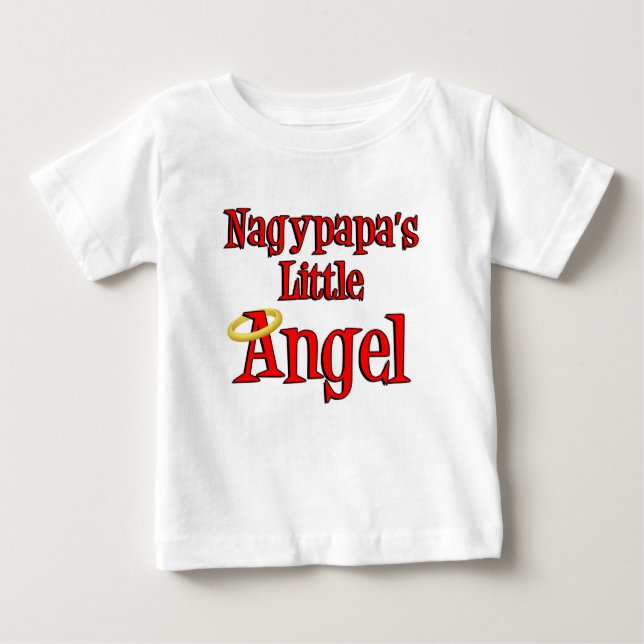 Nagypapas lilla ängel t-shirt (Framsida)