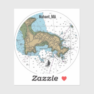 Nahant Mass Diagram Klistermärken