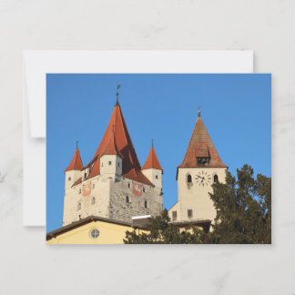 NAHAUFNAHME HAAGER SCHLOSSTÜRME AUF BLAUEM HIMMEL VYKORT