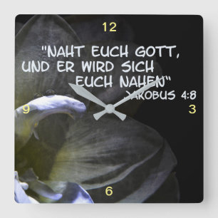 Naht euch Gott.. Fyrkantig Klocka