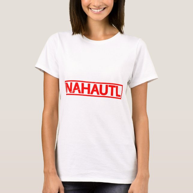 Nahuatl Frimärke T Shirt (Framsida)