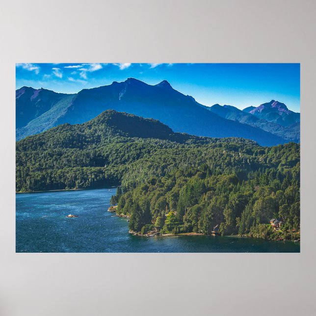 Nahuel huapi nationalparksflyg, bariloche poster (Framsidan)