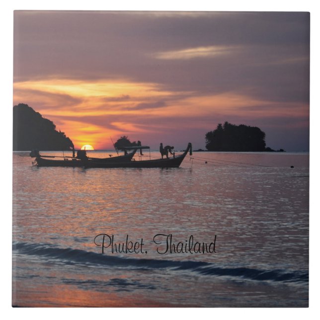 Nai Yang Beach, Phuket, Thailand Kakelplatta (Framsidan)