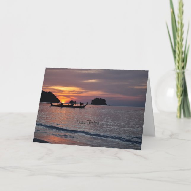 Nai Yang Beach, Phuket, Thailand Kort (Framsida)