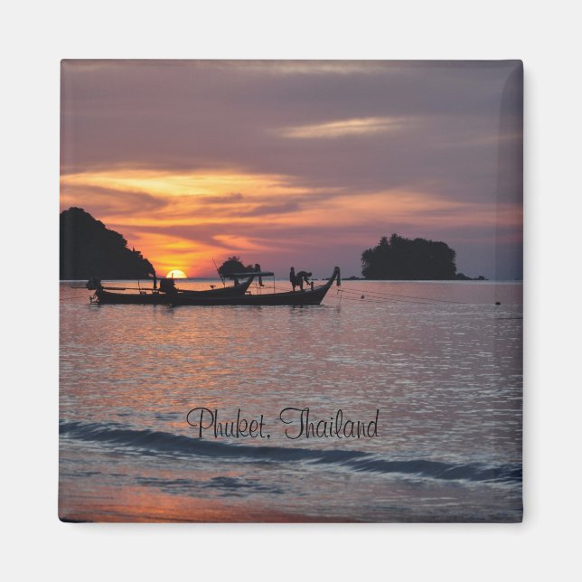 Nai Yang Beach, Phuket, Thailand Magnet (Framsidan)