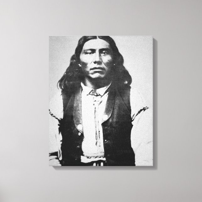 Naiche (d.1874) Chief of the Chiricahua Apacher of Canvastryck (Framsida)