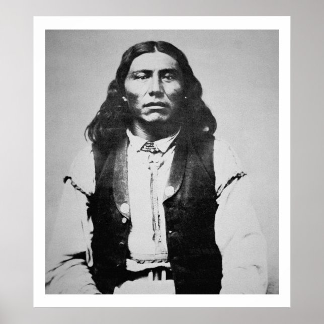 Naiche (d.1874) Chief of the Chiricahua Apacher of Poster (Framsidan)