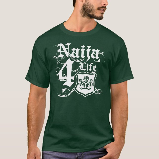 naija4life1 tee shirt (Framsida)