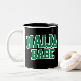 Naija Babe — Nigeriansk stolthet  Två-Tonad Mugg