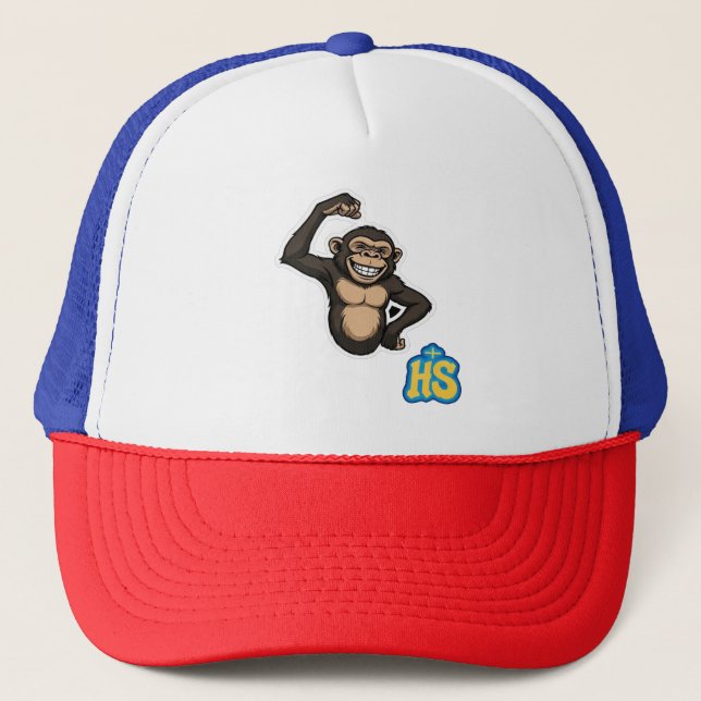 Naija Hustle Monkey Hat | Honest Sinner Motivation Keps (Framsida)