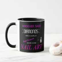 Nail Art är min bästa vän 11 oz-kombinationen Mugg