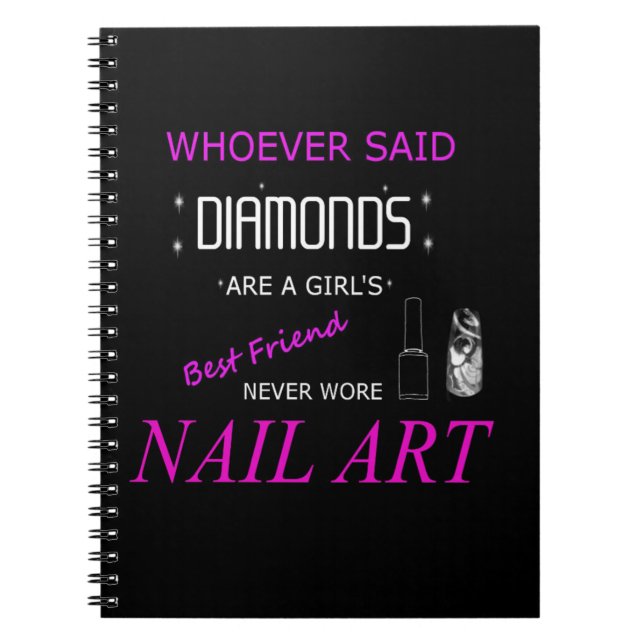 Nail Art är min bästa vänstra foto till bärbara da Anteckningsbok (Framsidan)