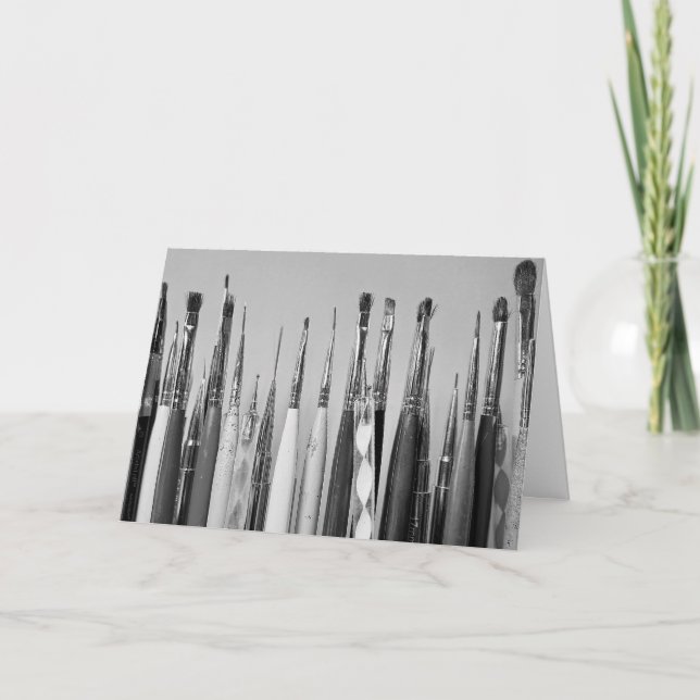 Nail Art-penselsamling från födelsedagen Kort (Framsida)